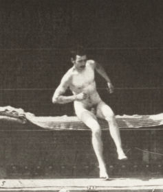 Plate 260 Arising from couch and stretching arms — figure reference